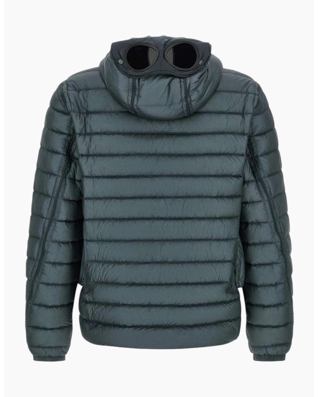 C P Company Blue C.P. Company Google Down Jacket for men