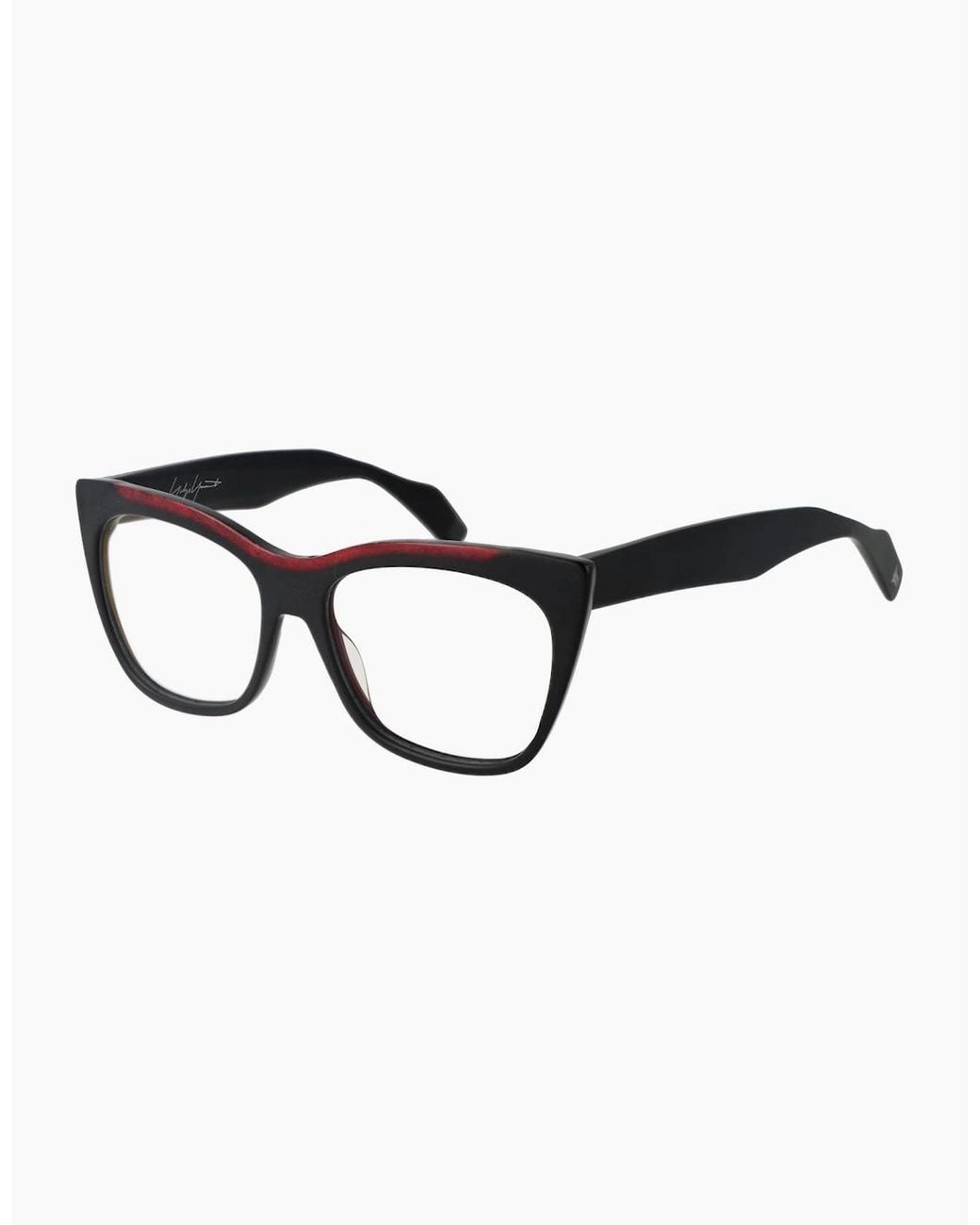 Yohji Yamamoto Black Optical Frame Yy1030 002 54 for men