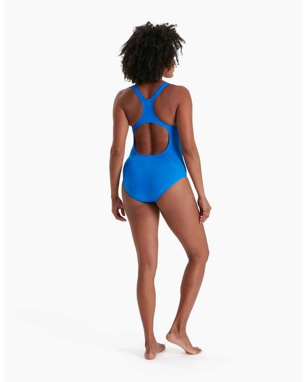 Speedo Blue Ladies Medalist Eco Endurance+ One Piece Swimsuit