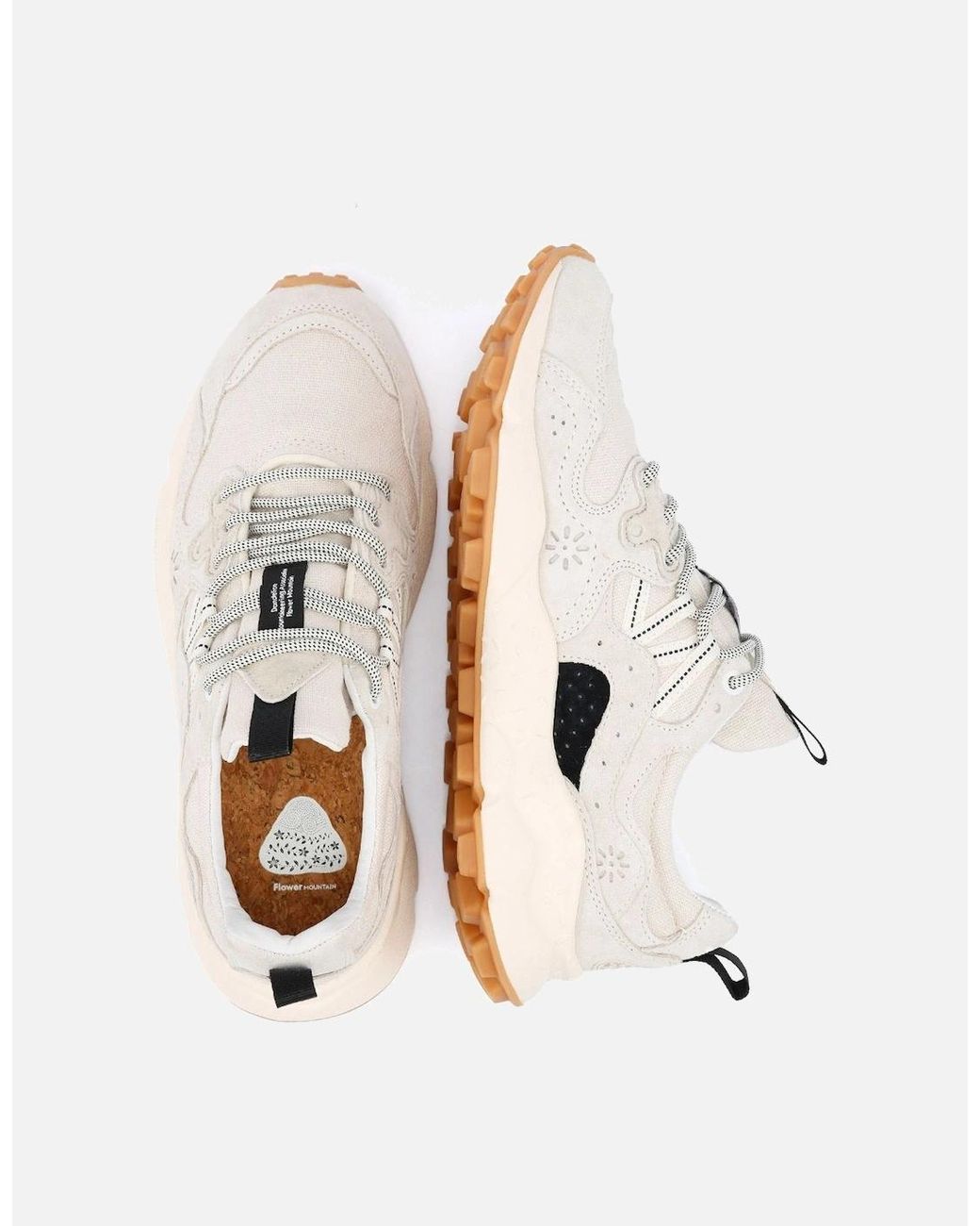 Flower Mountain White Yamano 3 Off Trainers