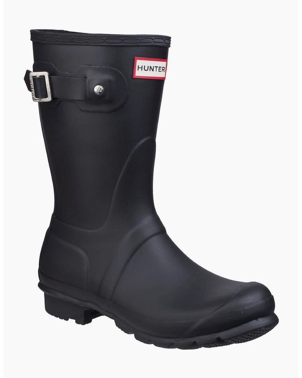 Hunter Black Original Short Wellington Boots