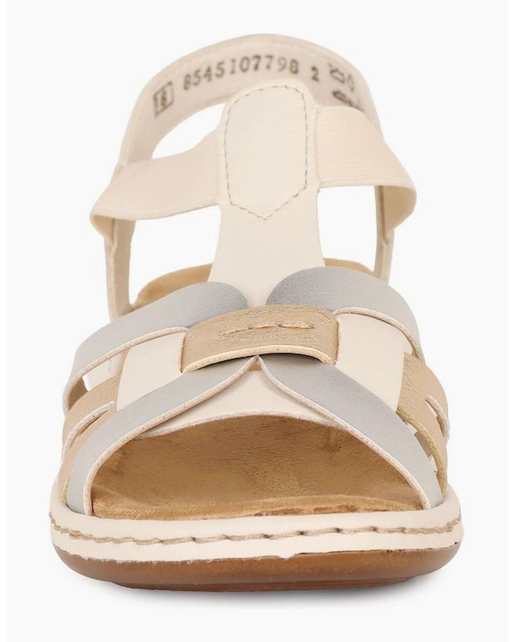 Rieker Metallic Globe Sandals