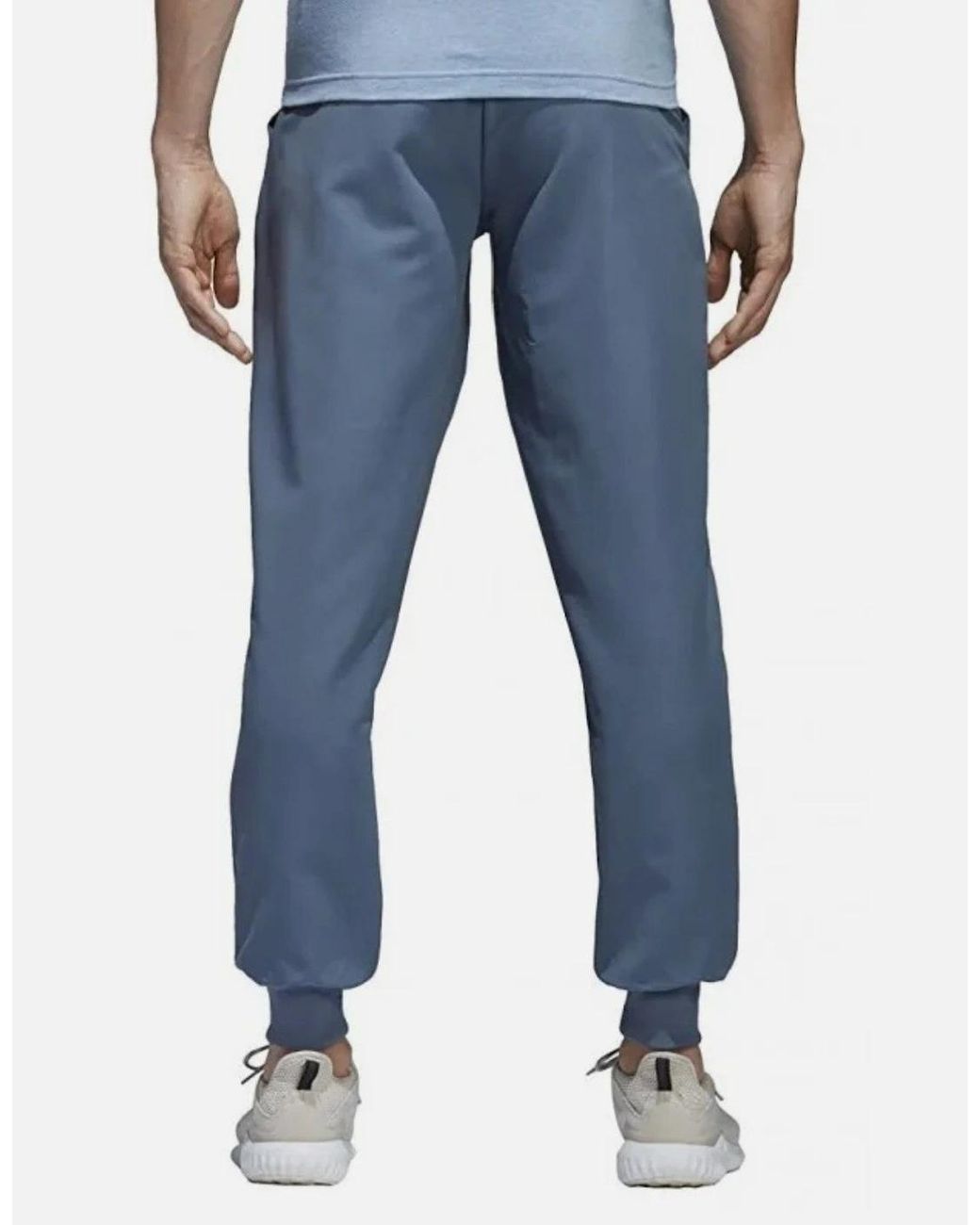 Adidas Blue Ess Stanford Pant for men