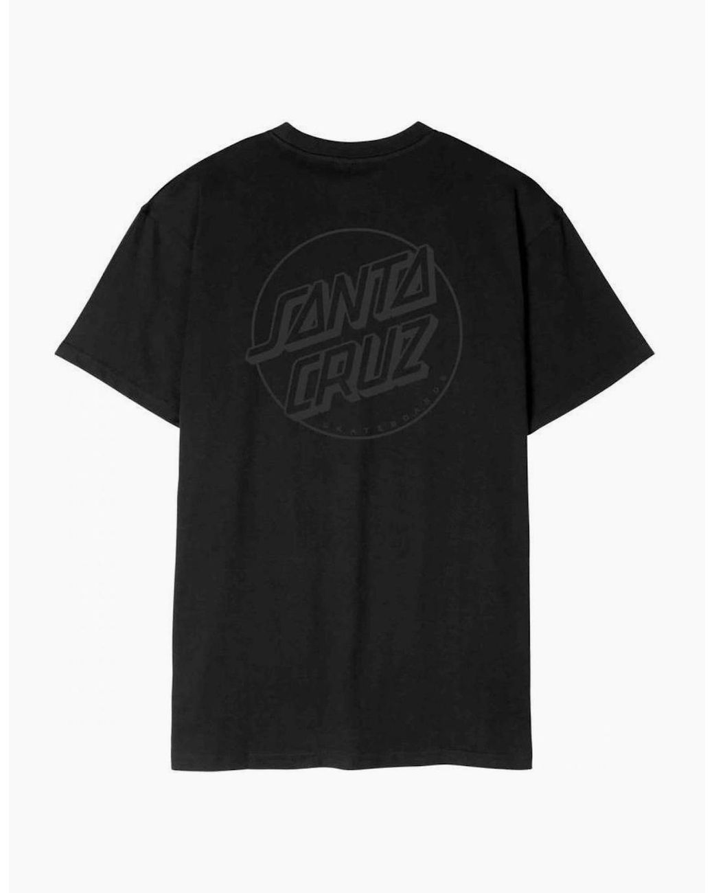 Santa Cruz Black Tonal Opus Dot Stripe Short Sleeve T-Shirt for men