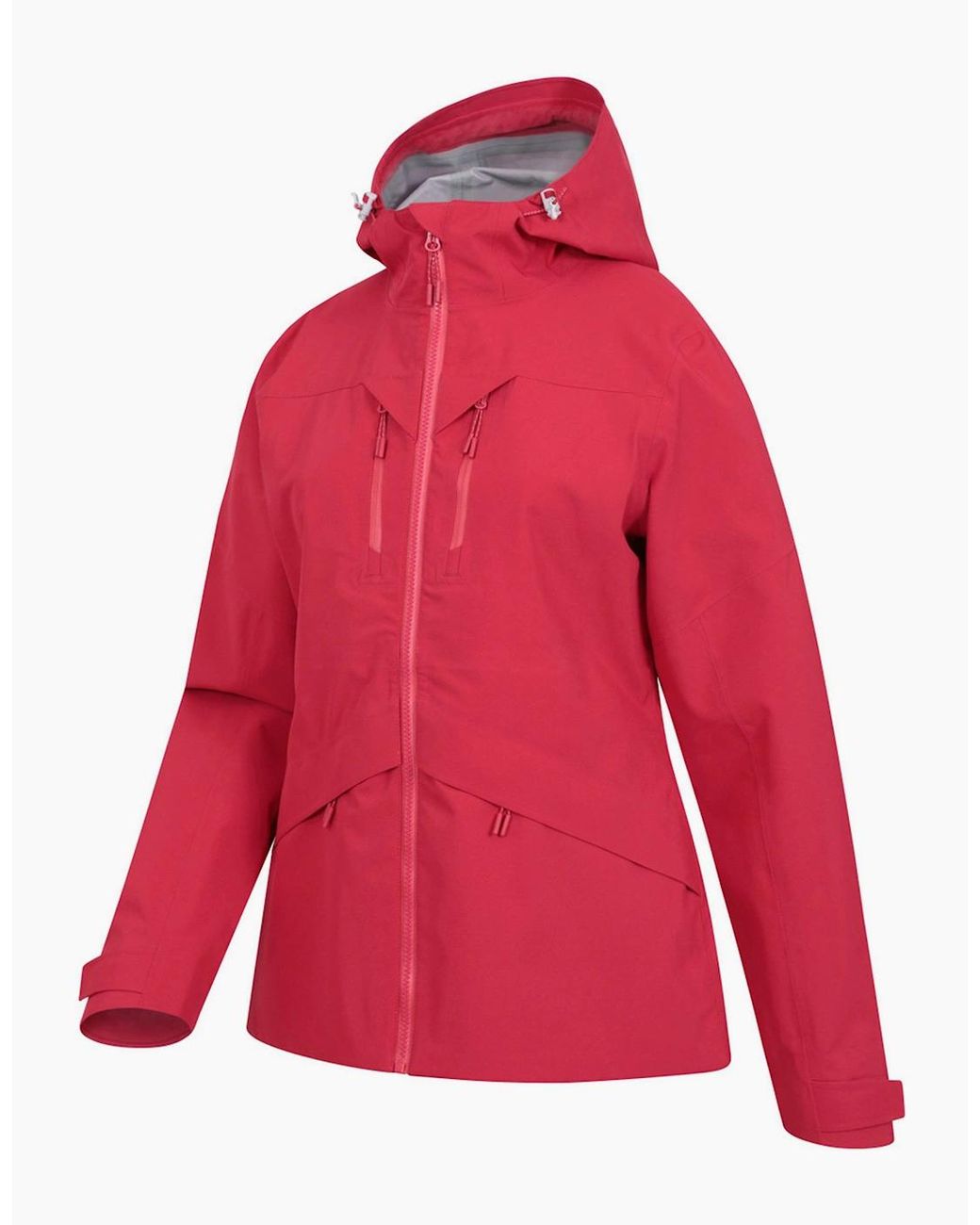Mountain Warehouse Red Ladies Rhine Extreme 3 Layer Waterproof Jacket