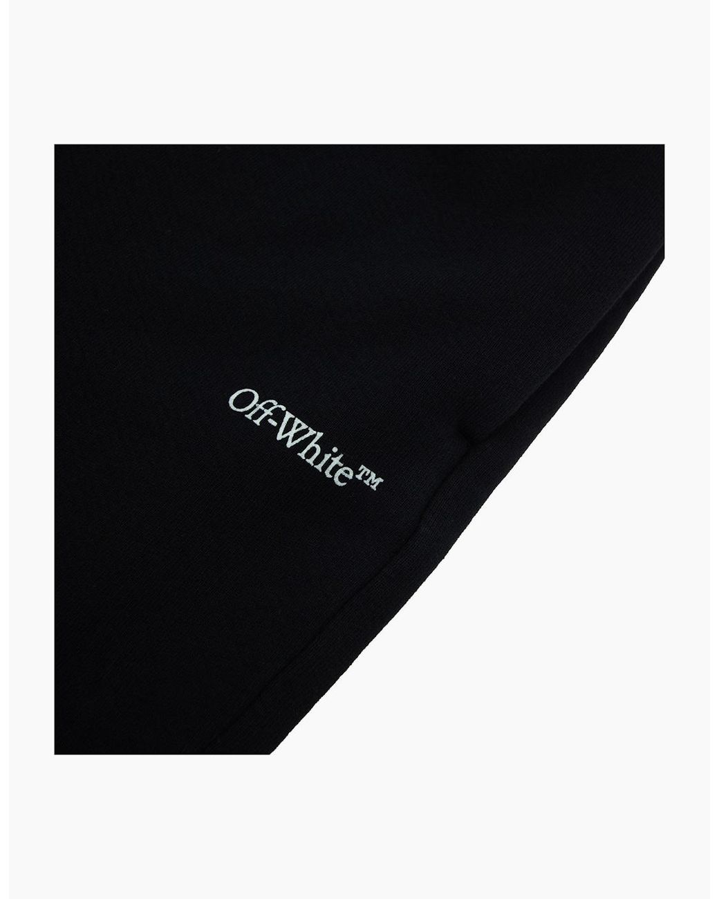 Off-White c/o Virgil Abloh Black Off Vibe Arrow Skate Sweatshorts/Aqua for men