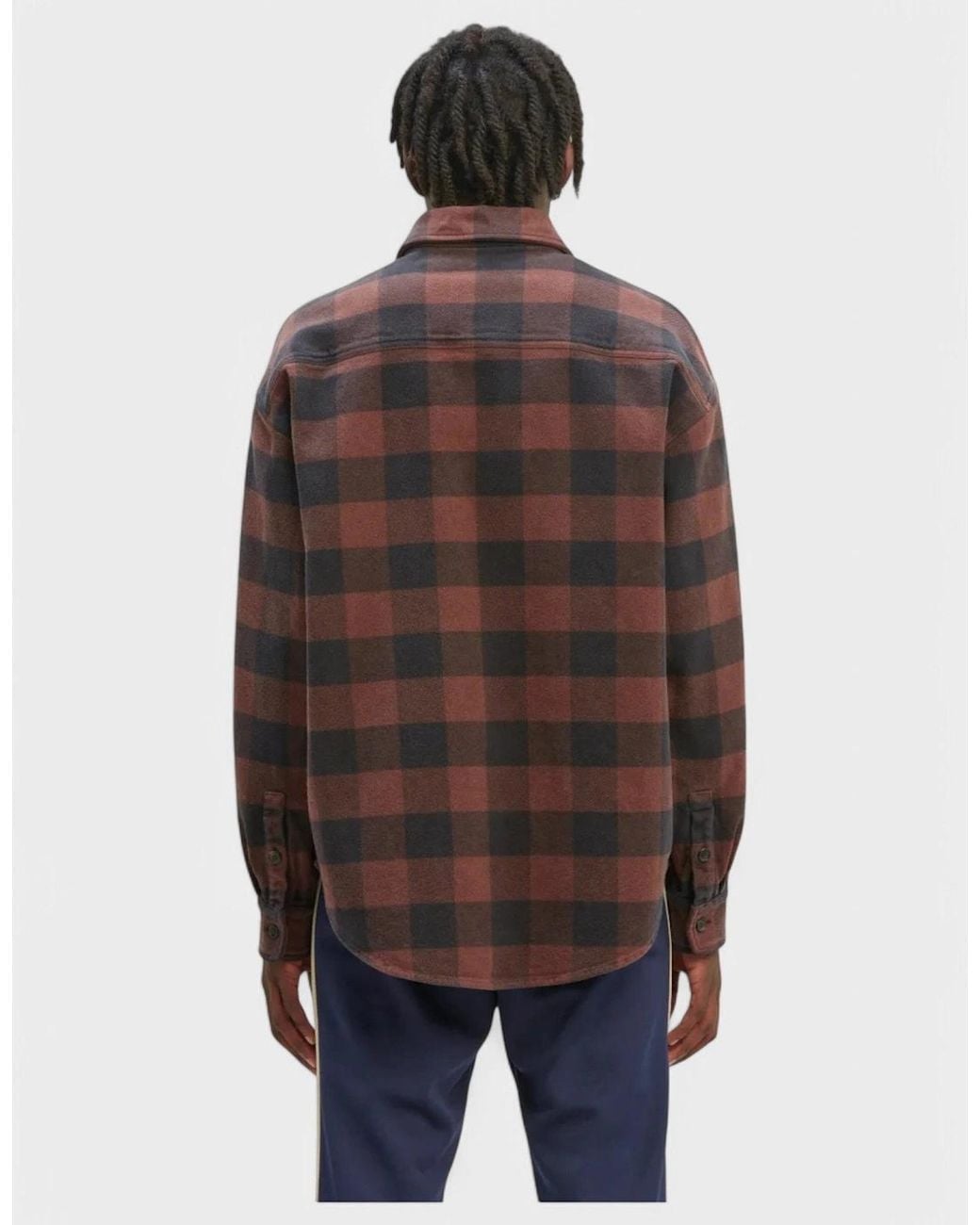 Palm Angels Brown Monogram Cotton Overshirt for men