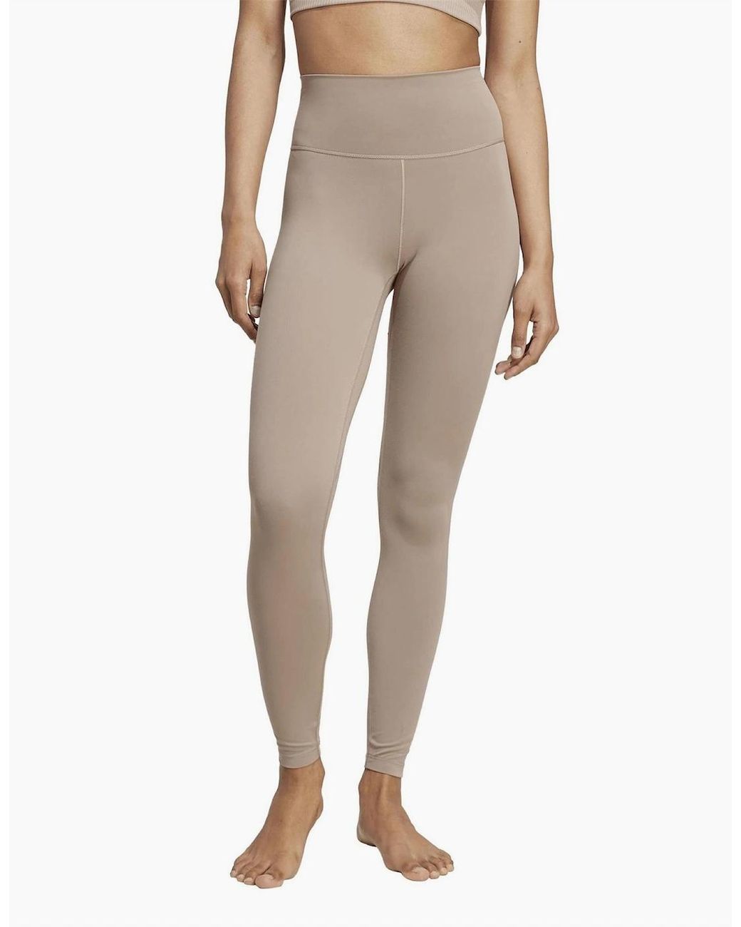 Adidas Natural All Me Aeroready 7 8 Slim Fit High Waisted Leggings