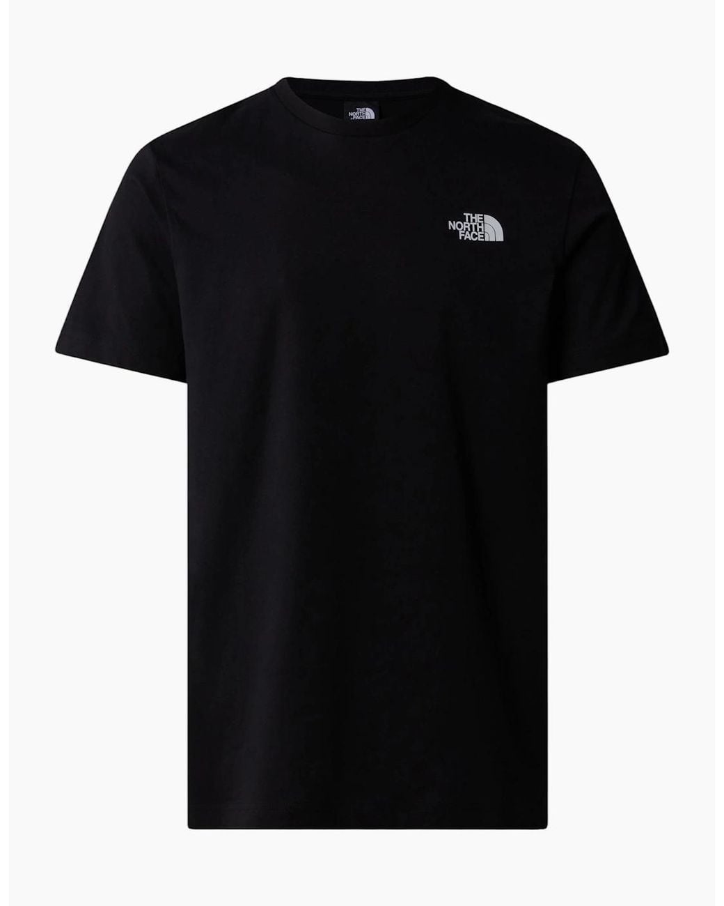 The North Face Black T Shirts Box Nse Celebration Crew Neck Graphic Print Summer Tee for men