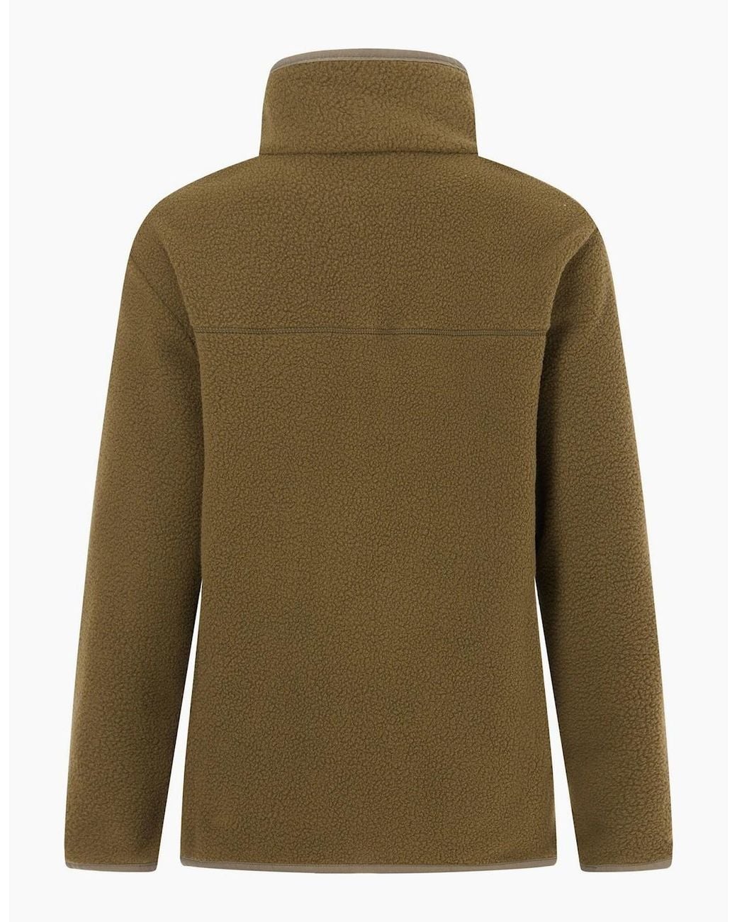 Regatta Green Ladies Frankie Borg Half Zip Fleece