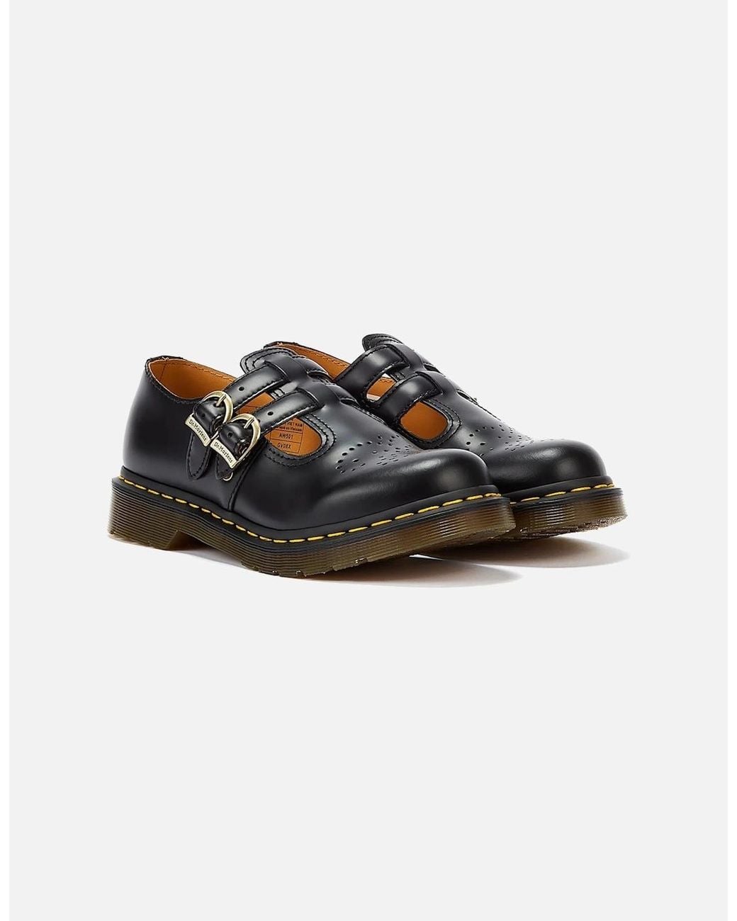 Dr. Martens Black Dr. Martens 8065 Mary Jane Smooth Shoes