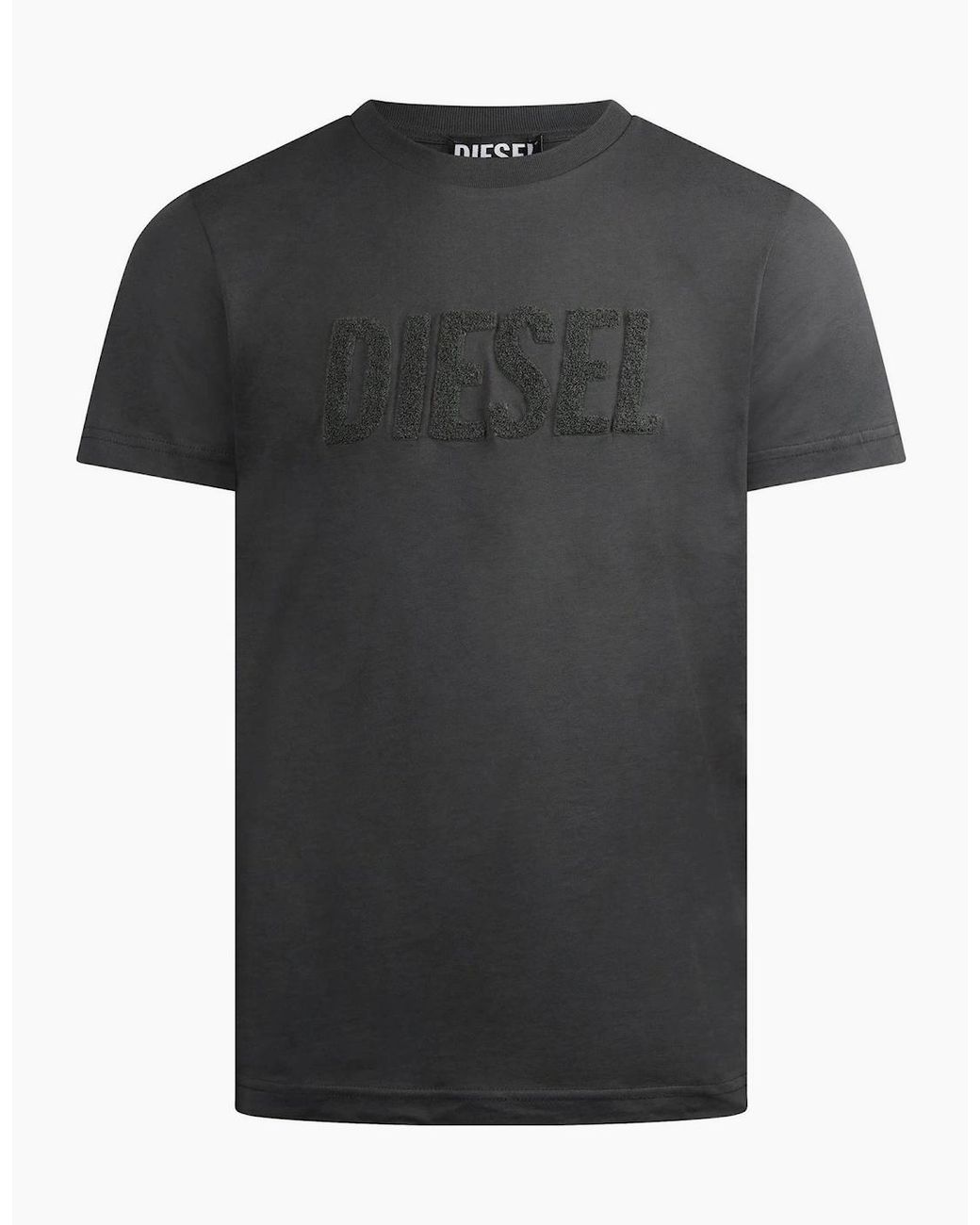 DIESEL Black T Diegor Big Crew Neck T-Shirt for men