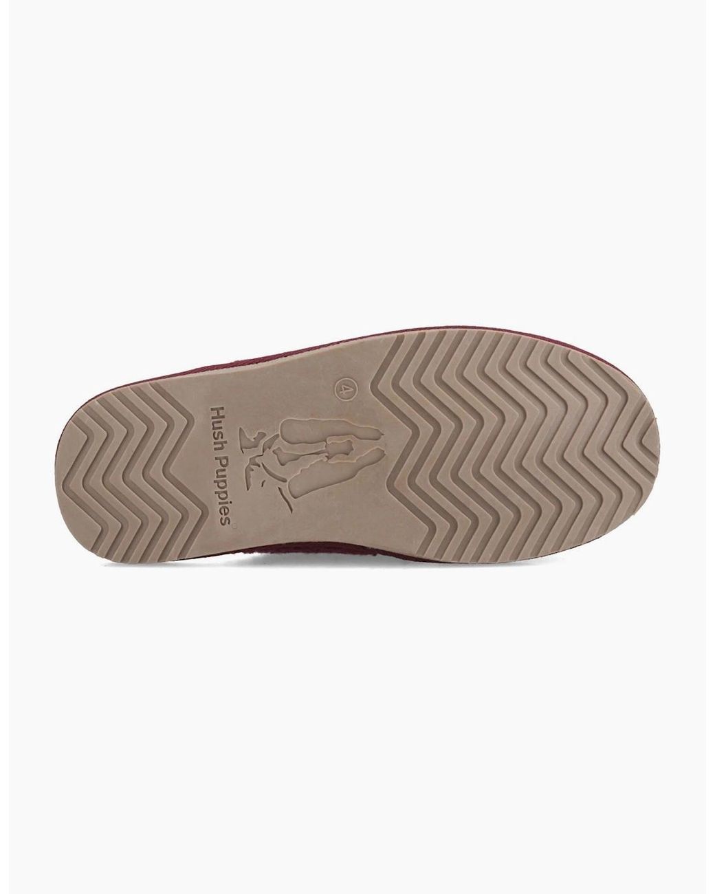 Hush Puppies Red Arianna Suede Bordeaux Slippers