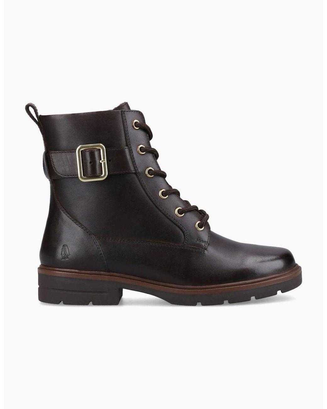 Hush Puppies Black Teagan Biker Boots