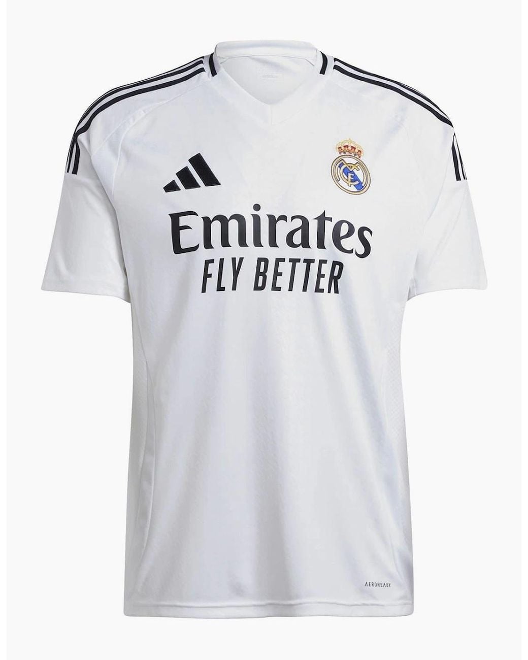 Adidas Gray Real Madrid Home Shirt 2024 2025 Adults for men
