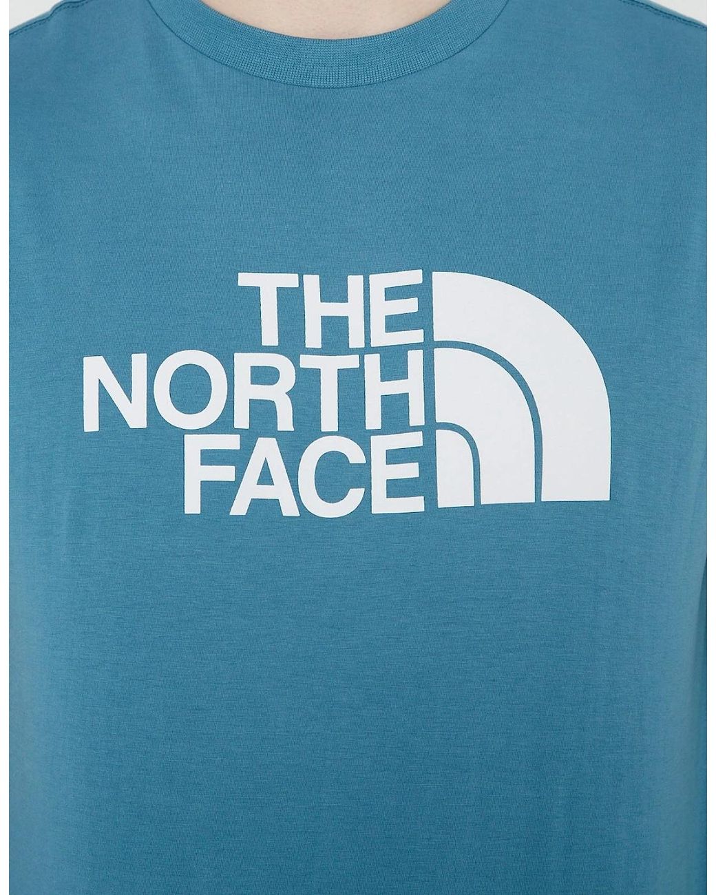 The North Face Blue Easy Tee Short Sleeve T-Shirt for men