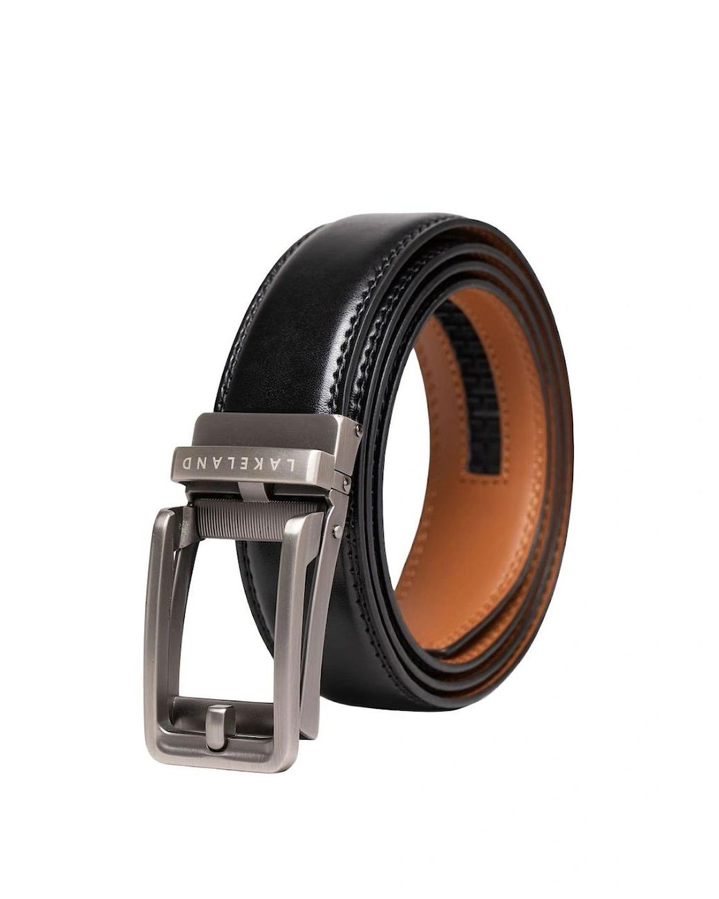 Lakeland Leather White Rigg Ratchet Belt