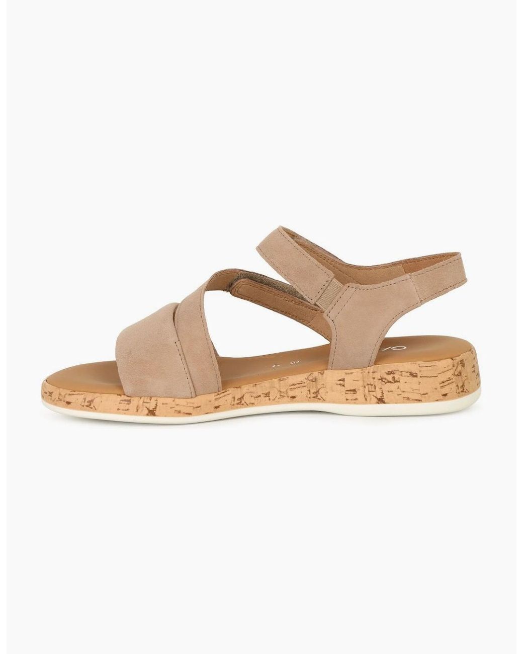 Gabor White Oporto Sandals