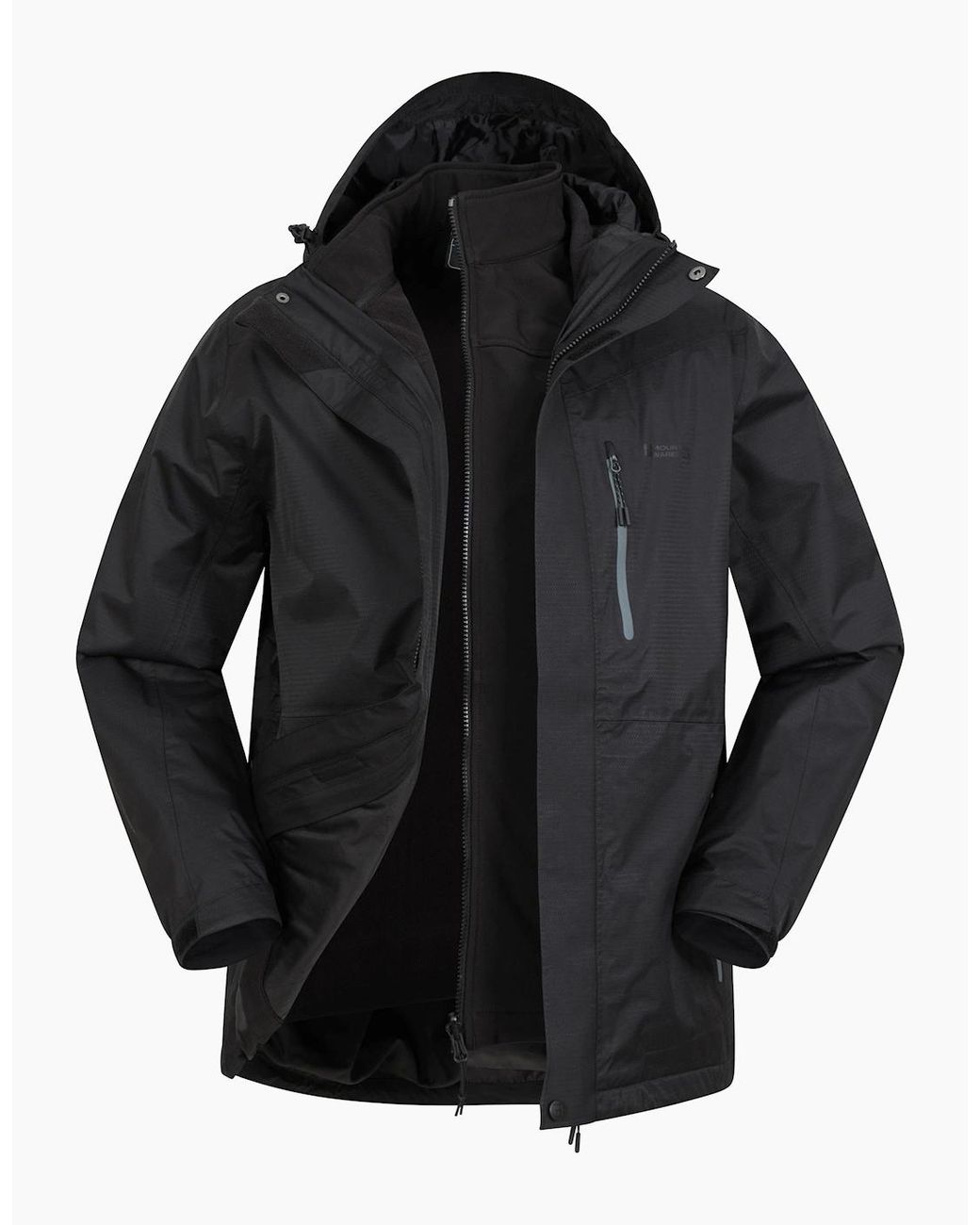 Mountain Warehouse Black Bracken Extreme 3 for men