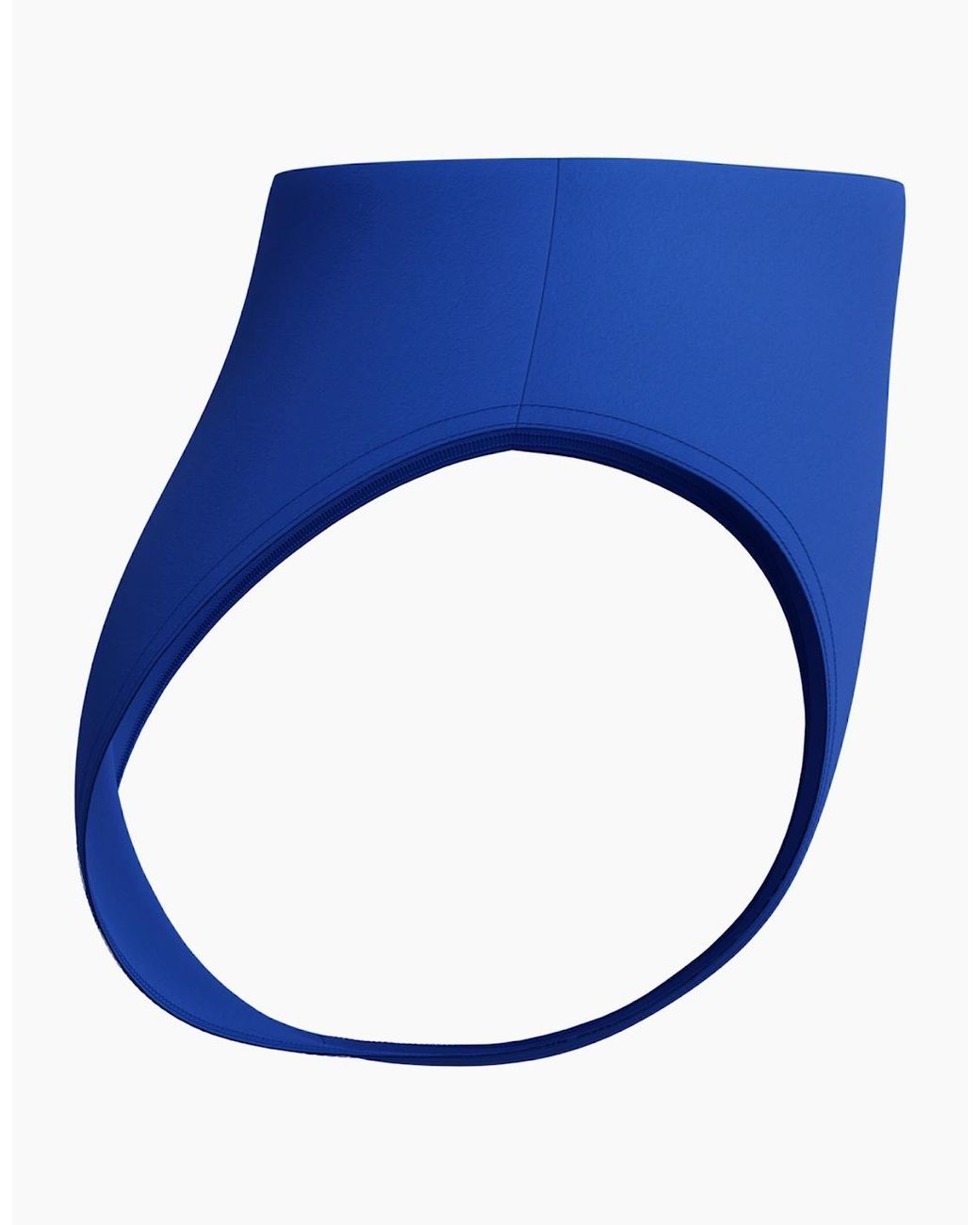 Speedo Blue Ladies Cheeky Solid High Waist Bikini Bottoms