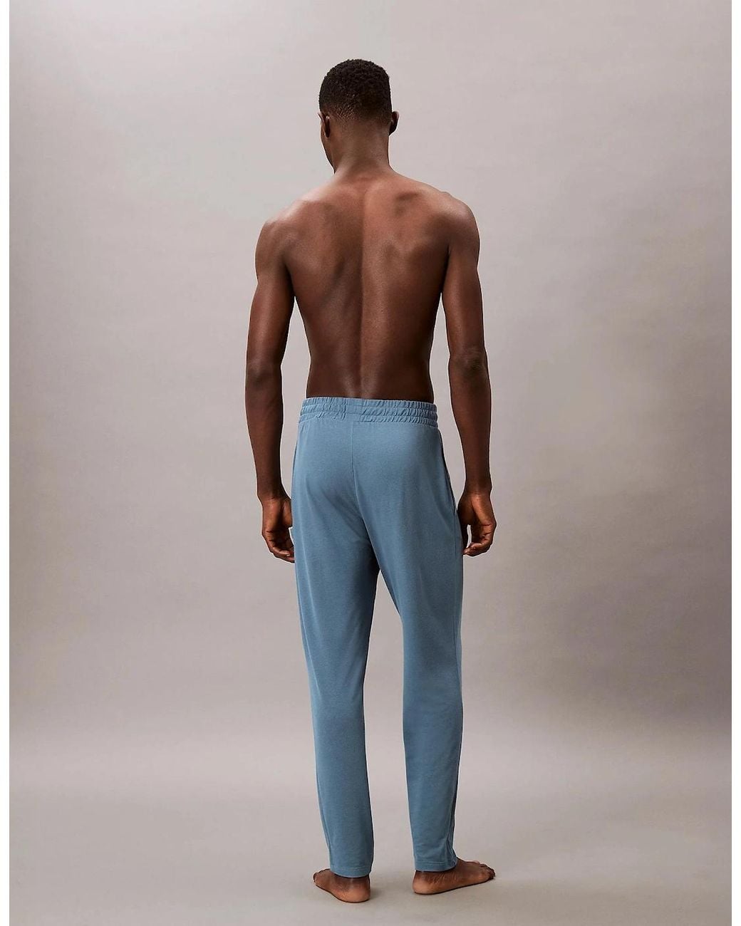 Calvin Klein Blue Sleep Pant Deck for men