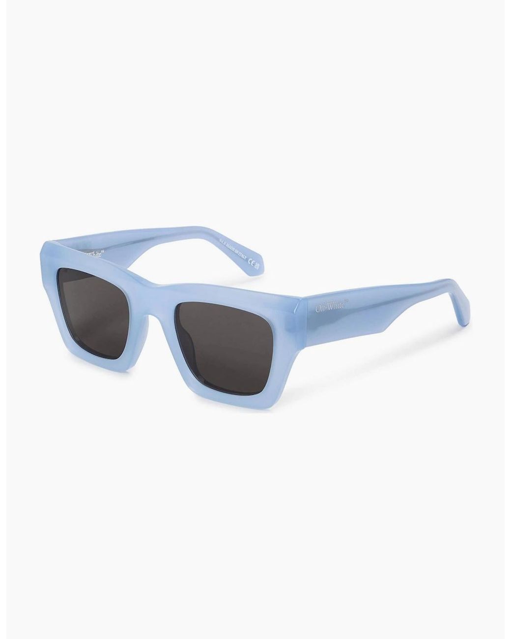 Off-White c/o Virgil Abloh Blue Off Davie Sunglasses for men