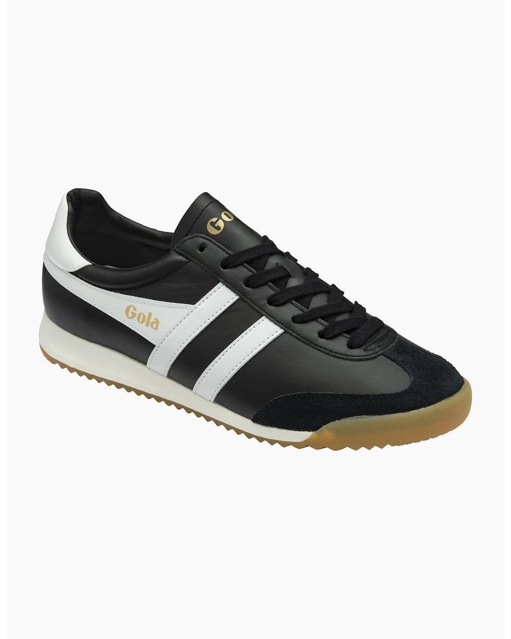 Gola Black Torpedo Leather Trainers for men