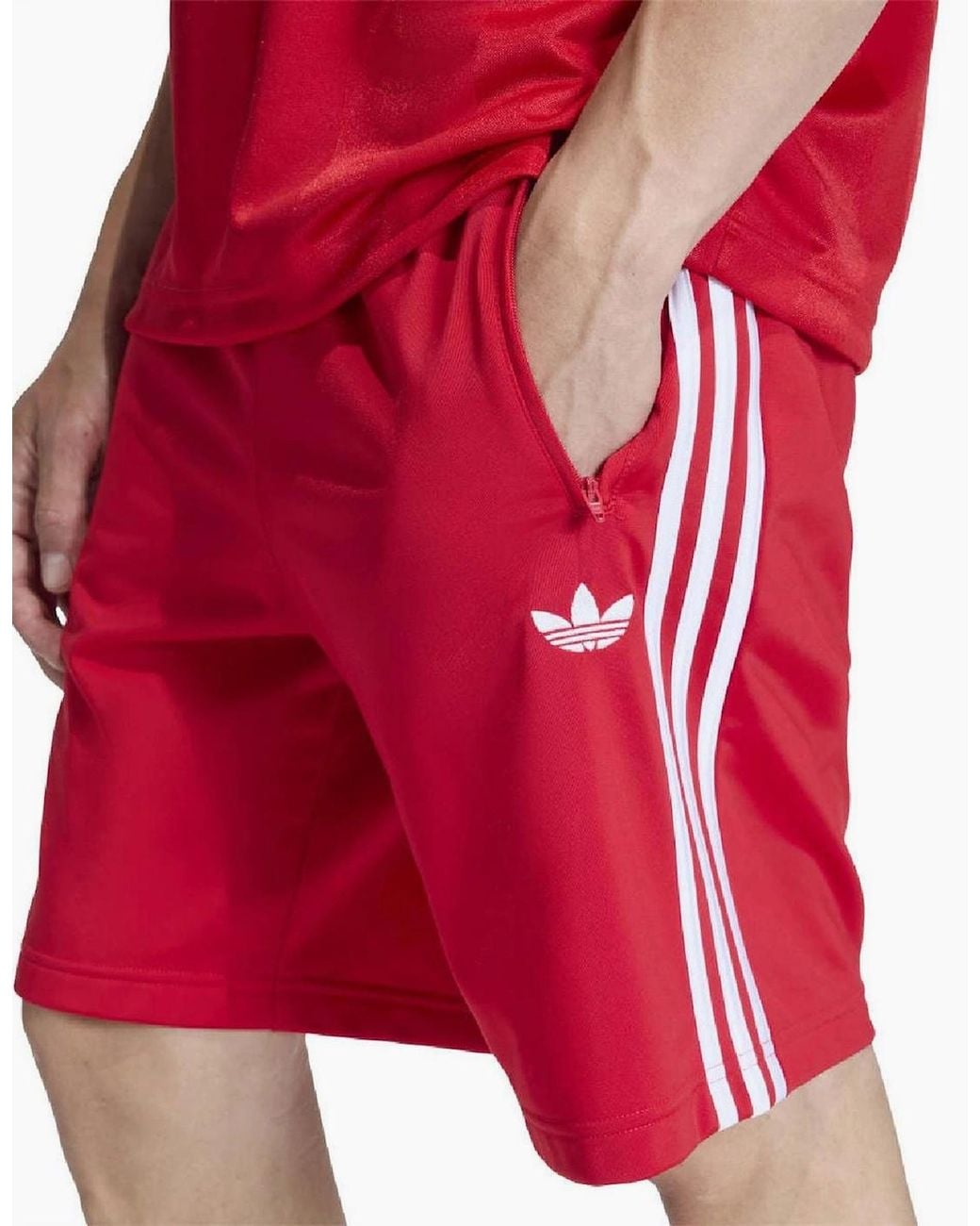 Adidas Originals Red Firebird Shorts for men