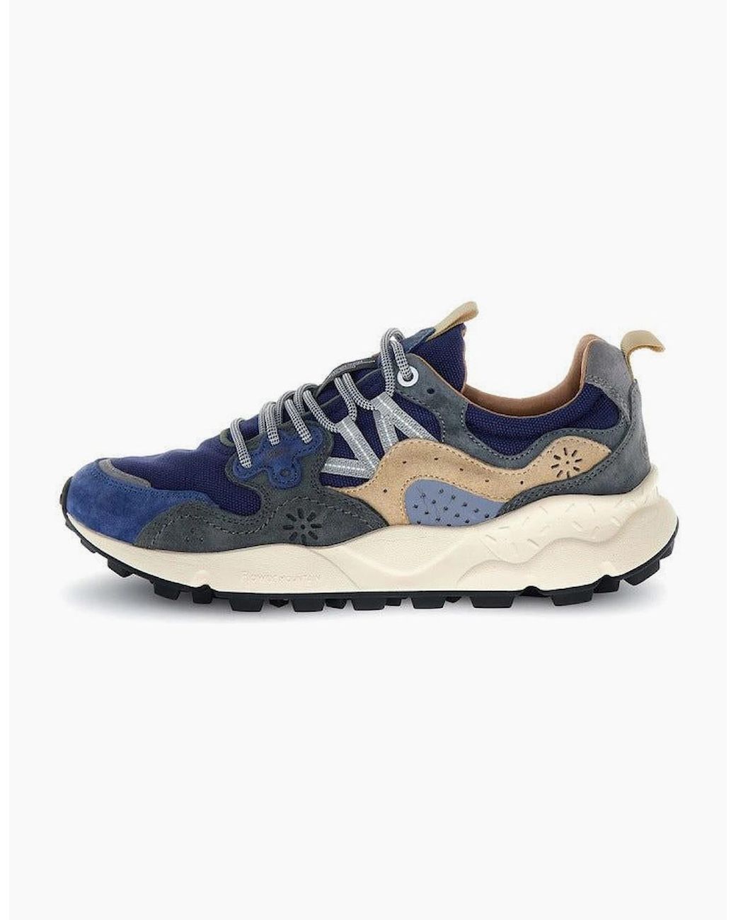 Flower Mountain Blue Yamano 3 Trainers for men