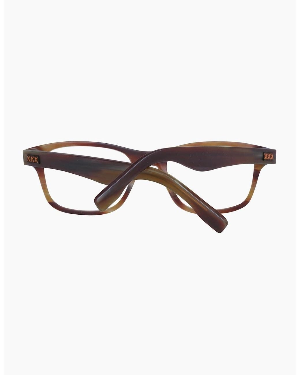 Zegna Brown Optical Frame Zc5013 53 064 for men