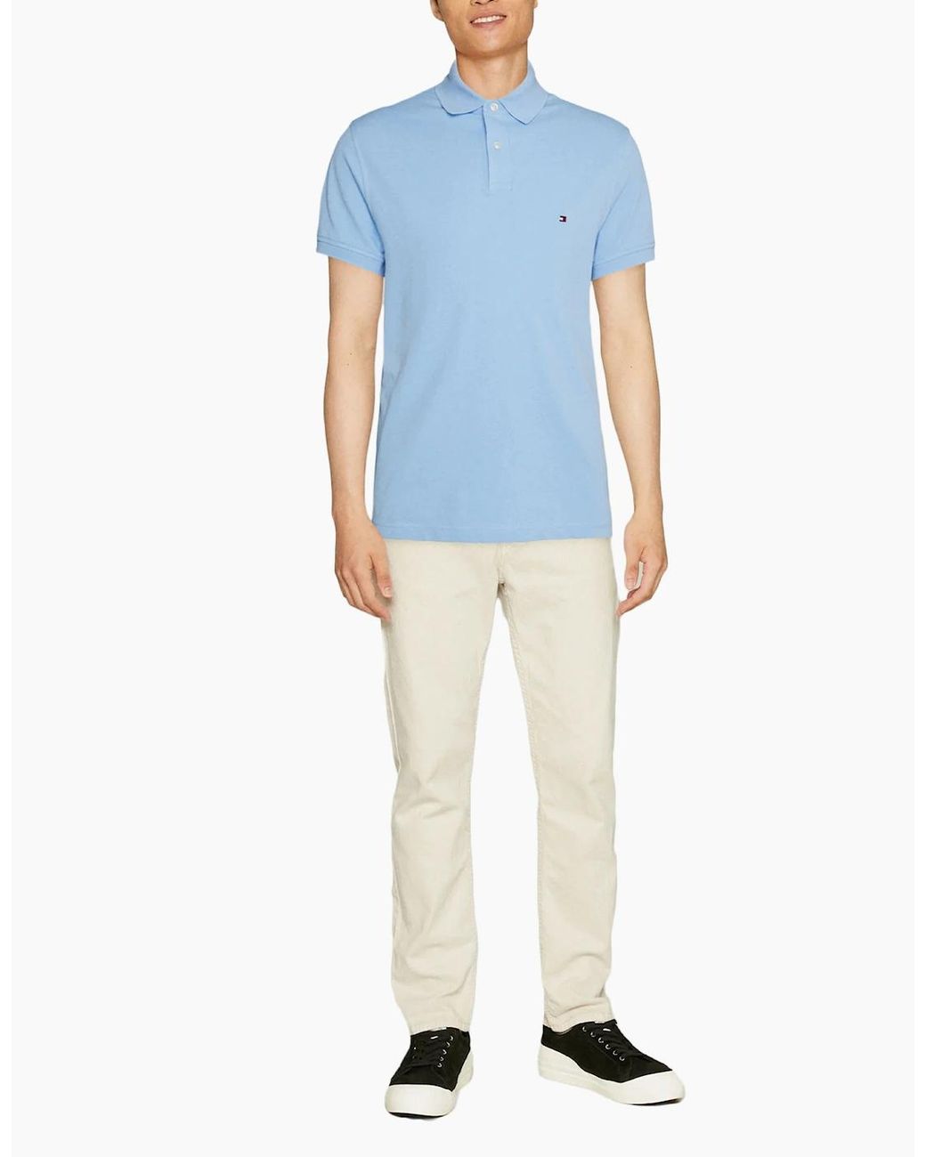 Tommy Hilfiger Blue Polo Shirts Golf Top
