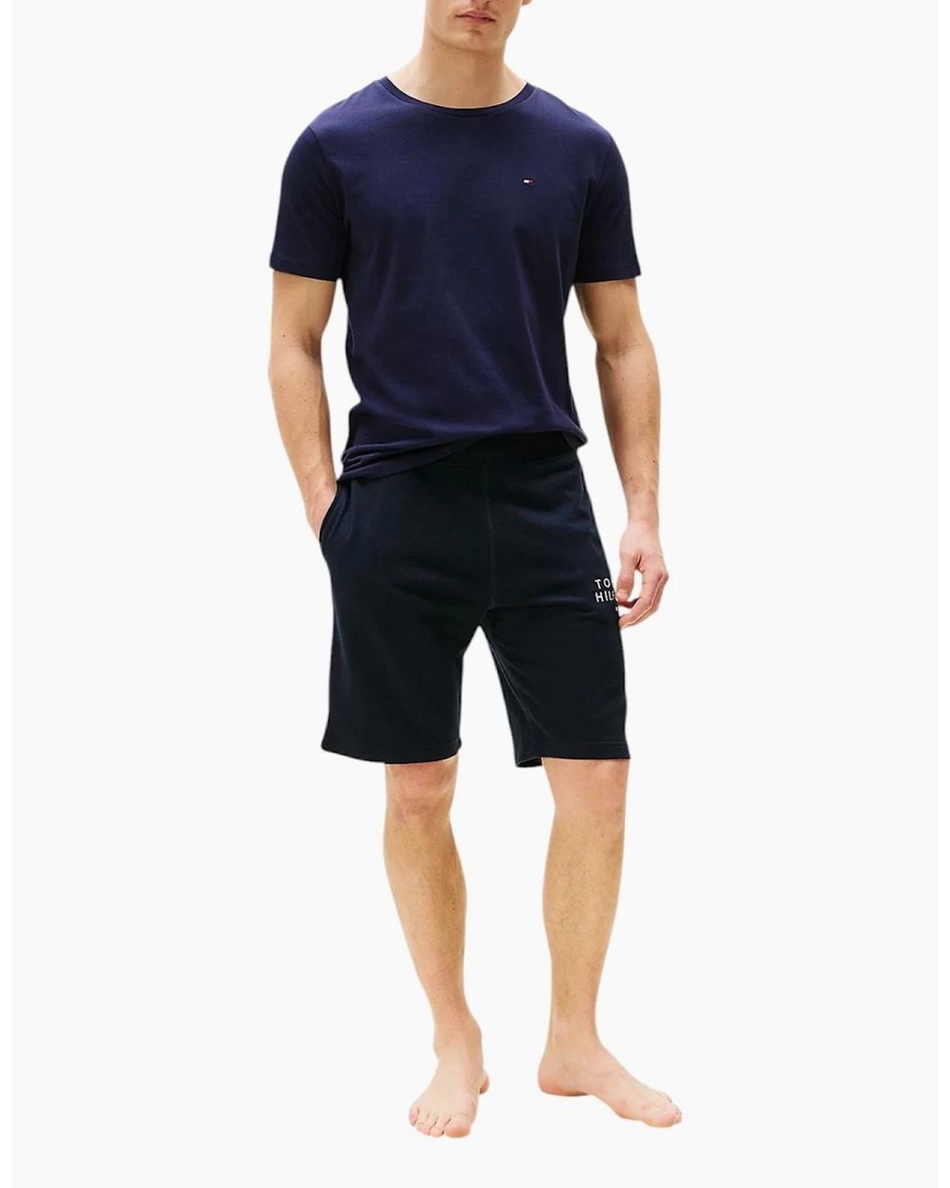 Tommy Hilfiger Blue T Shirts Cotton Top Tee for men