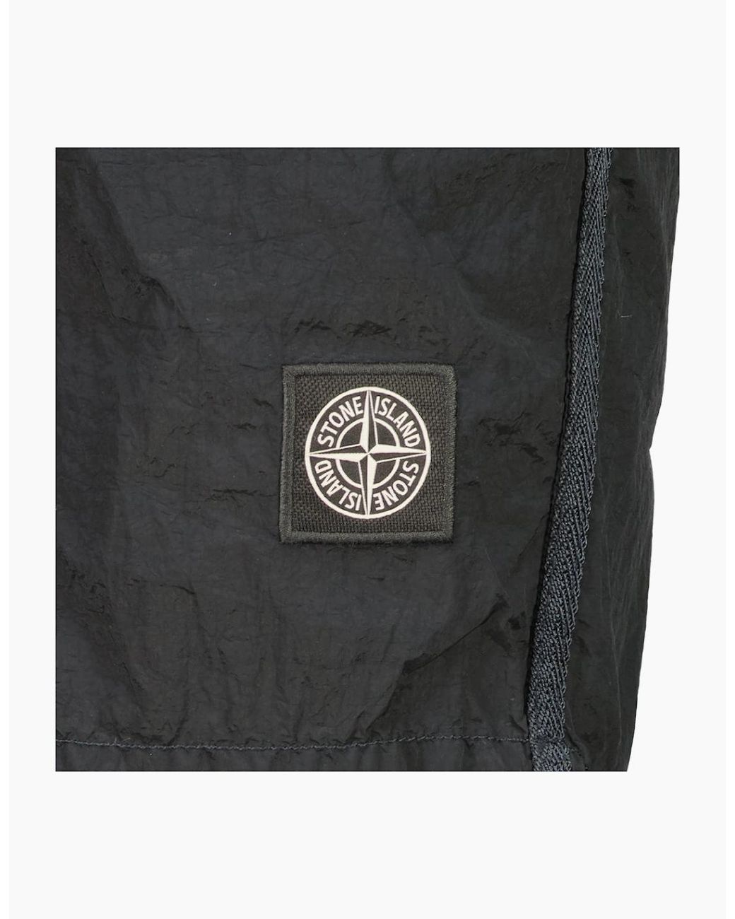 Stone Island Gray Nylon Metal Swim Shorts for men