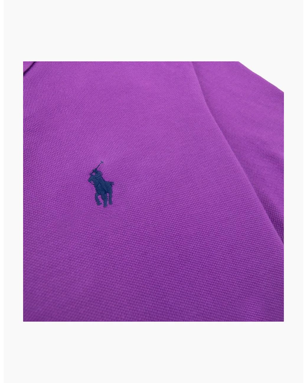 Polo Ralph Lauren Purple Custom Slim Fit Polo for men