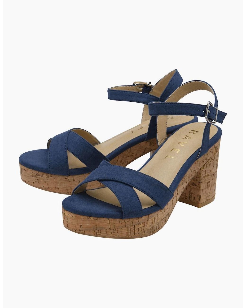 Ravel Blue Ghent Heeled Sandals