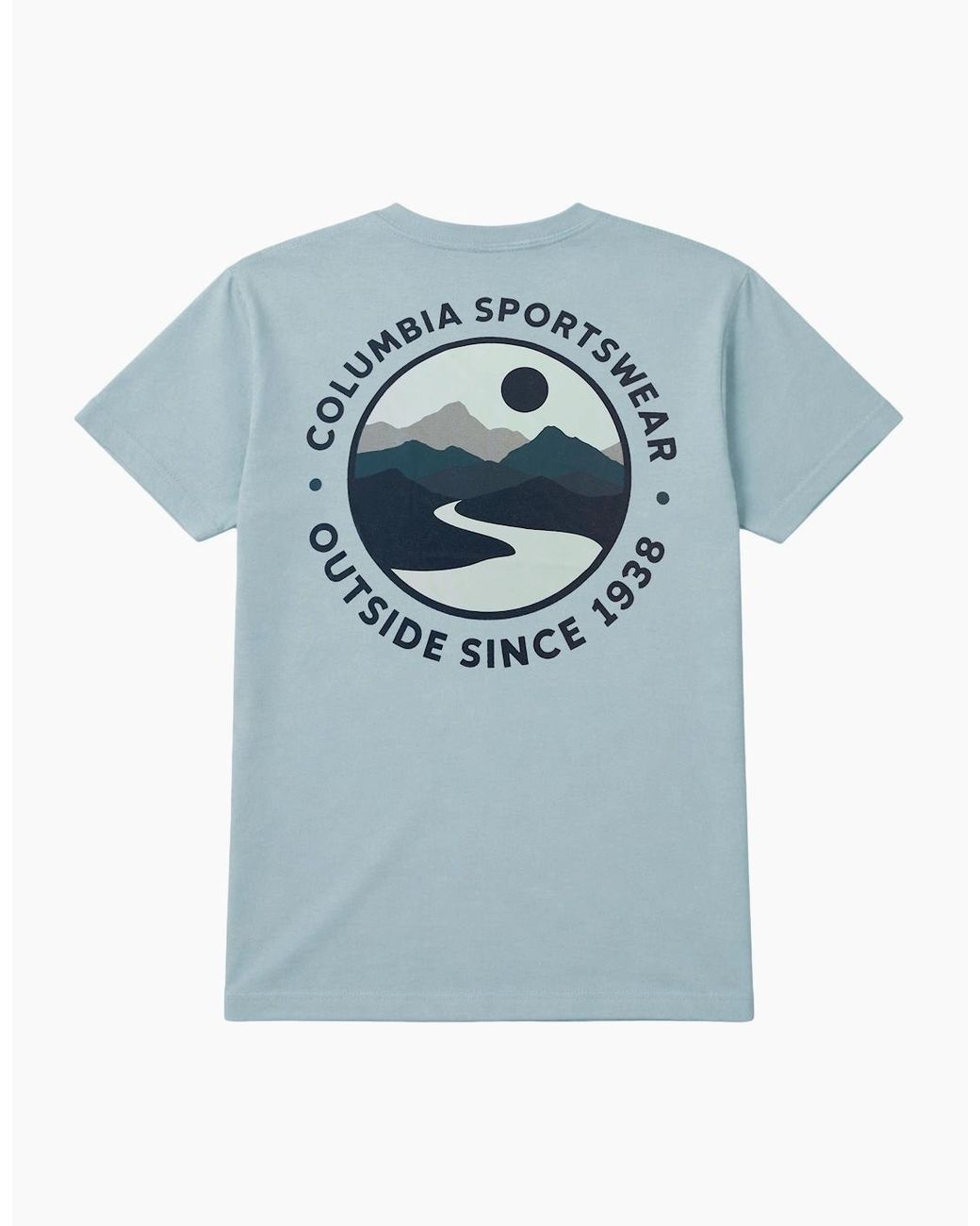 Columbia Blue Csc Back Logo T-Shirt for men