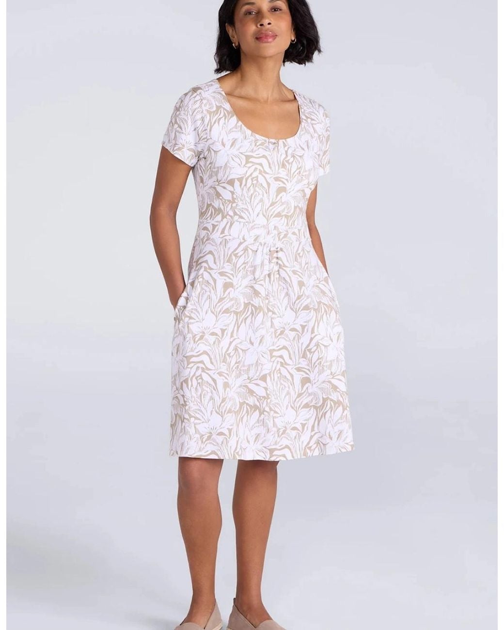 Mountain Warehouse Gray Lightweight Short-Sleeved Dress