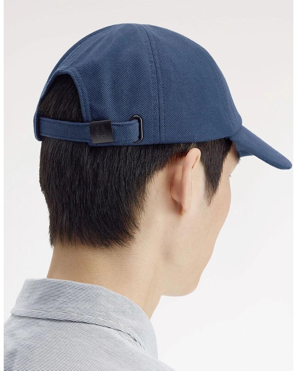 Fred Perry Blue Pique Classic Cap for men