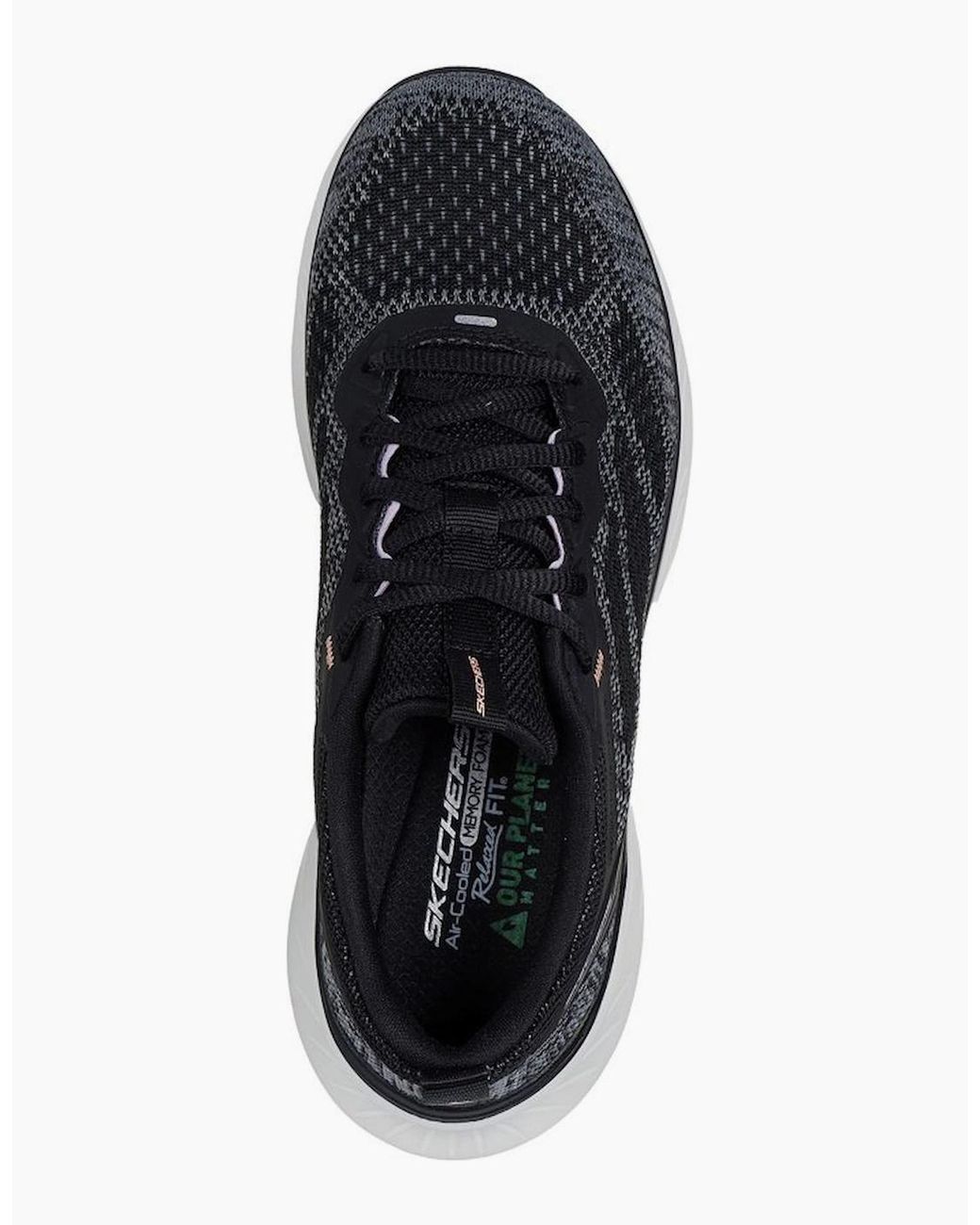 Skechers Blue Edgeride Power Flow 150471-Bklv/ Lace Up Shoes