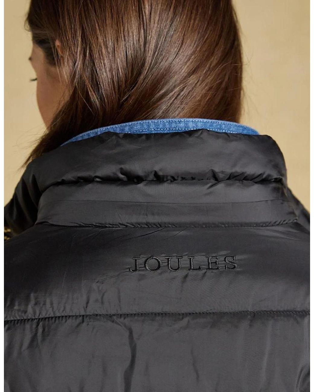 Joules Black Windborough Longline Jackets