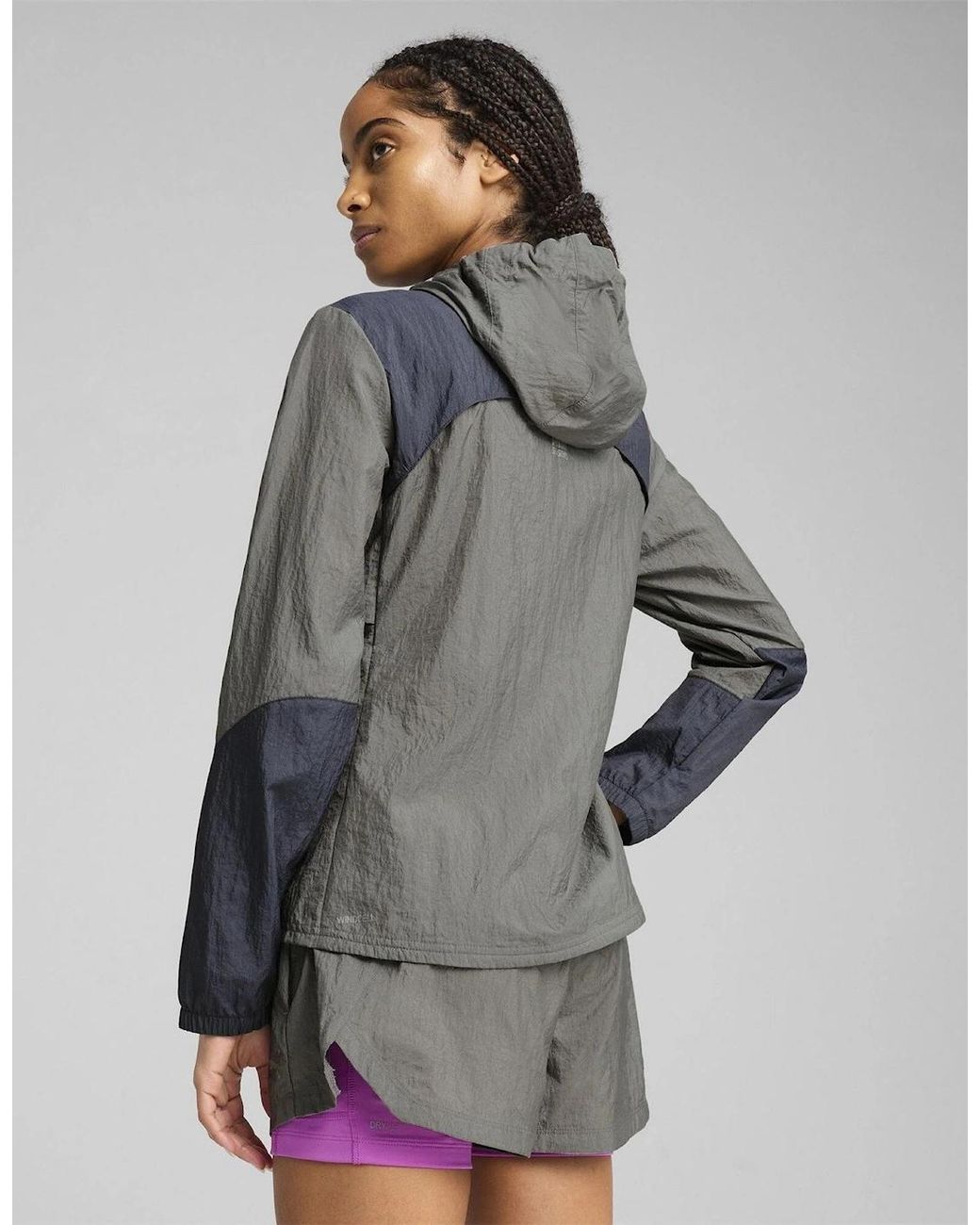 PUMA Gray Seasons Windcell Jacket