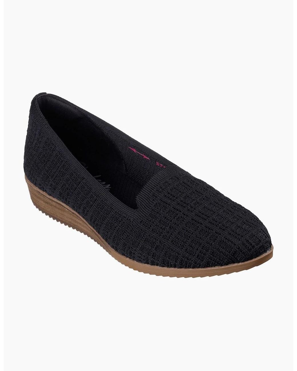 Skechers Blue Sawdust Slip On Trainers