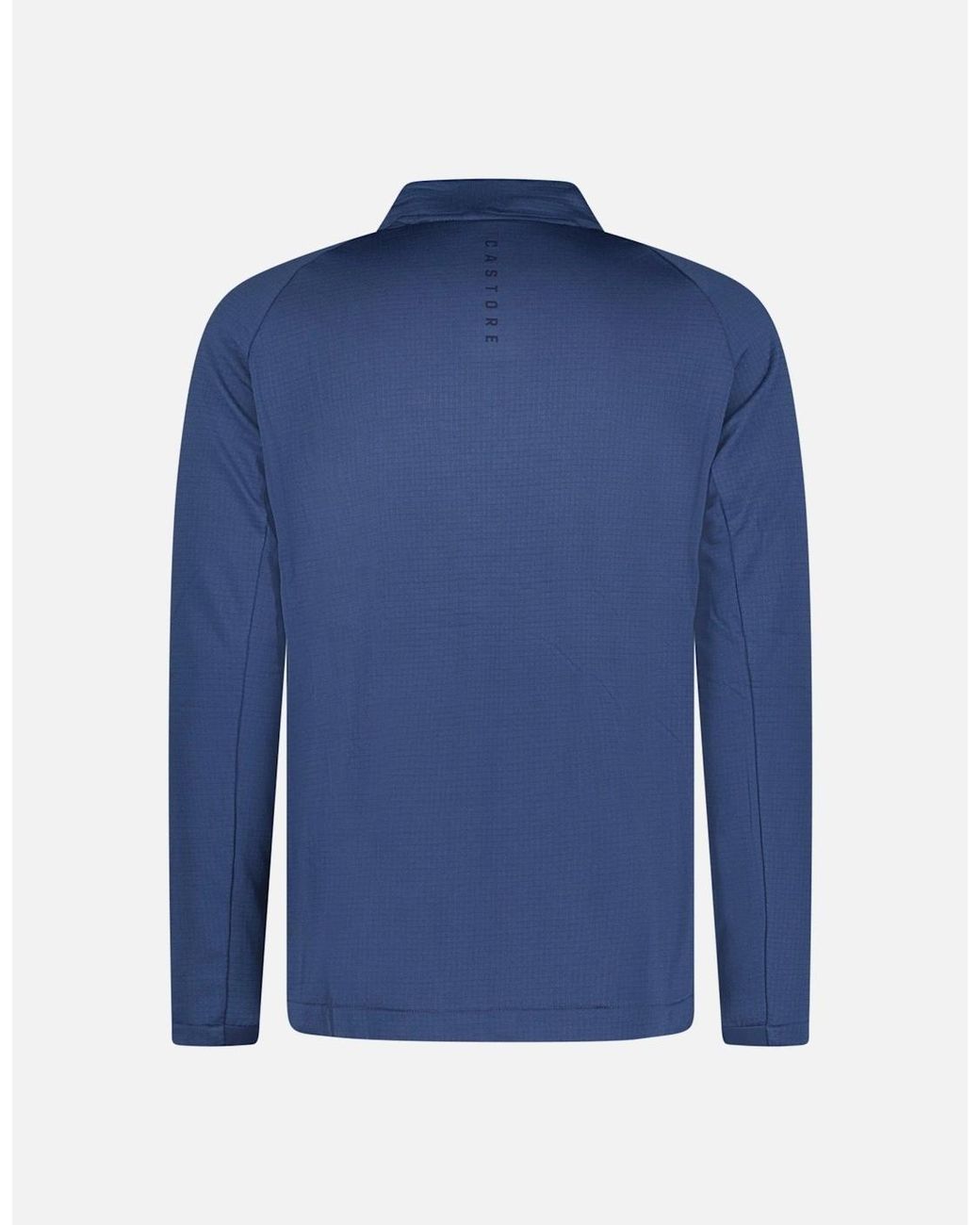 Castore Blue Soft Shell Tech Golf Half Zip Oceana for men