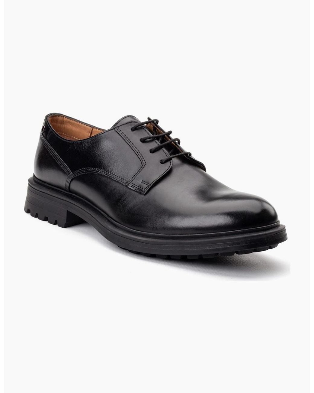 Base London Black Locke Lace Up Shoes for men
