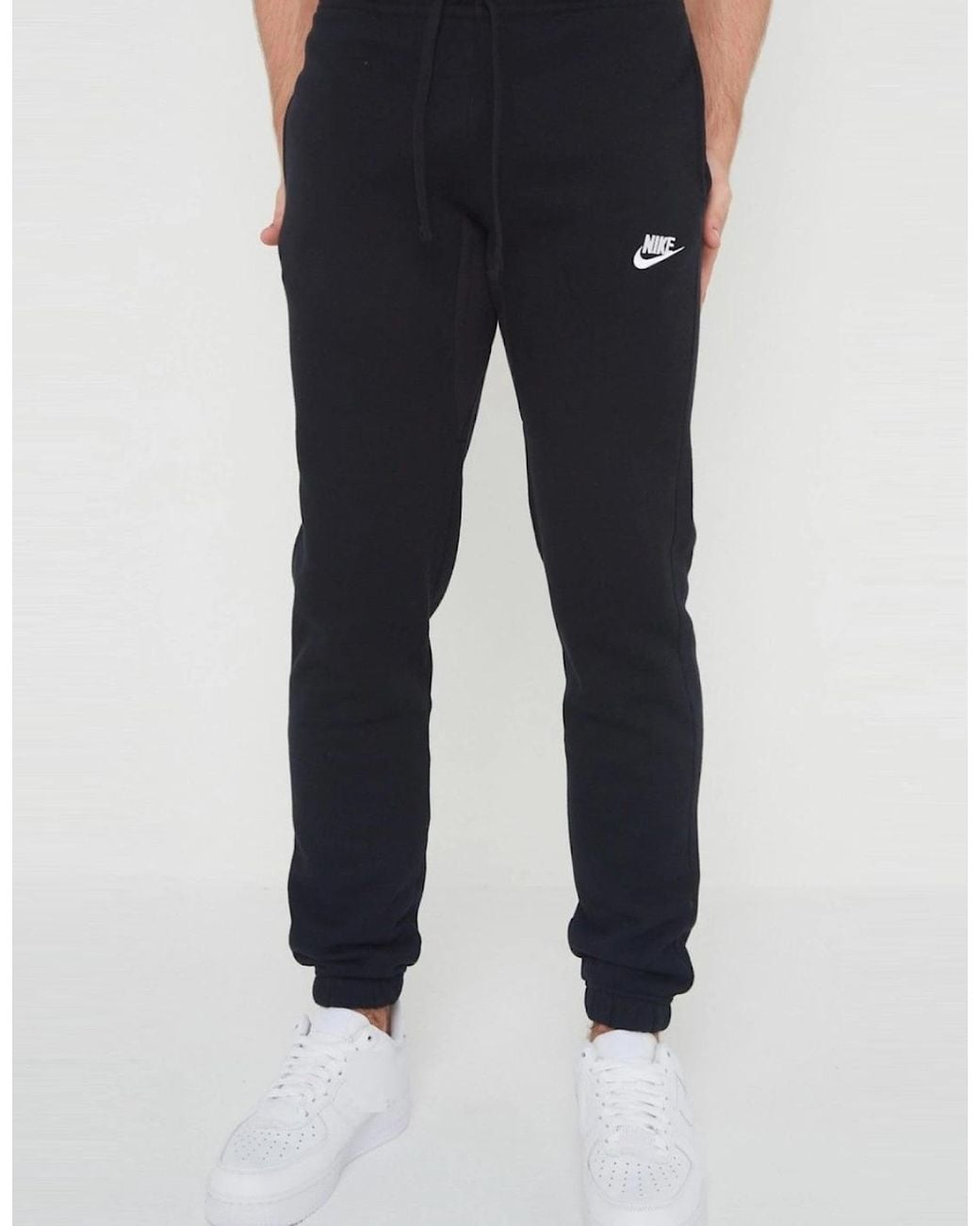 Nike Black Clubfleece Crewneck Full Tracksuit Set