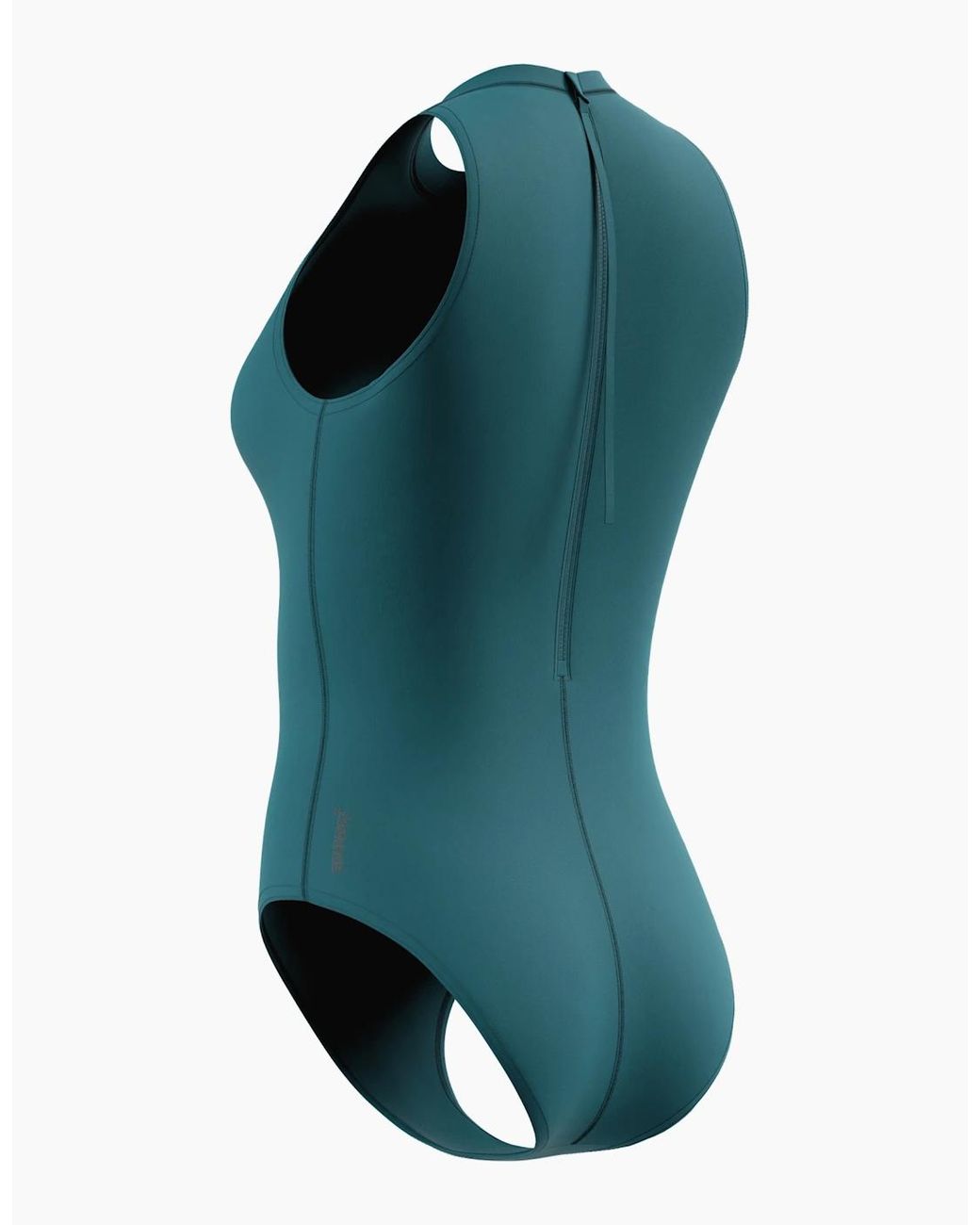 Speedo Blue Ladies Hydrasuit Logo Endurance+ One Piece Swimsuit