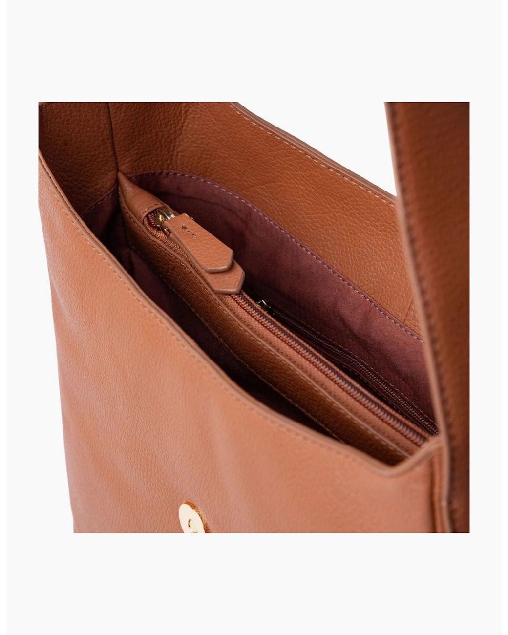 Lakeland Leather Brown Dalston Hobo Bag