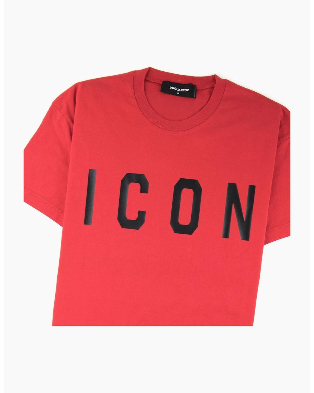 DSquared² Pink Icon Print T-Shirt for men