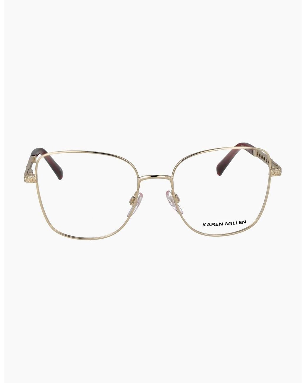 Karen Millen Metallic Optical Frame Km3048 402 53