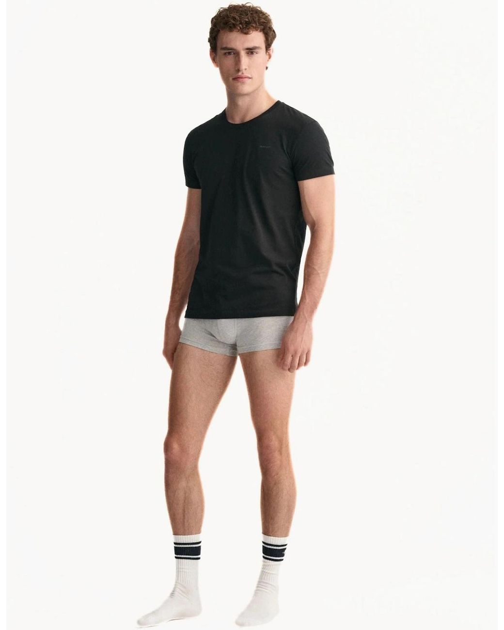 Gant Black 2 Pack Crew Neck T-Shirt for men